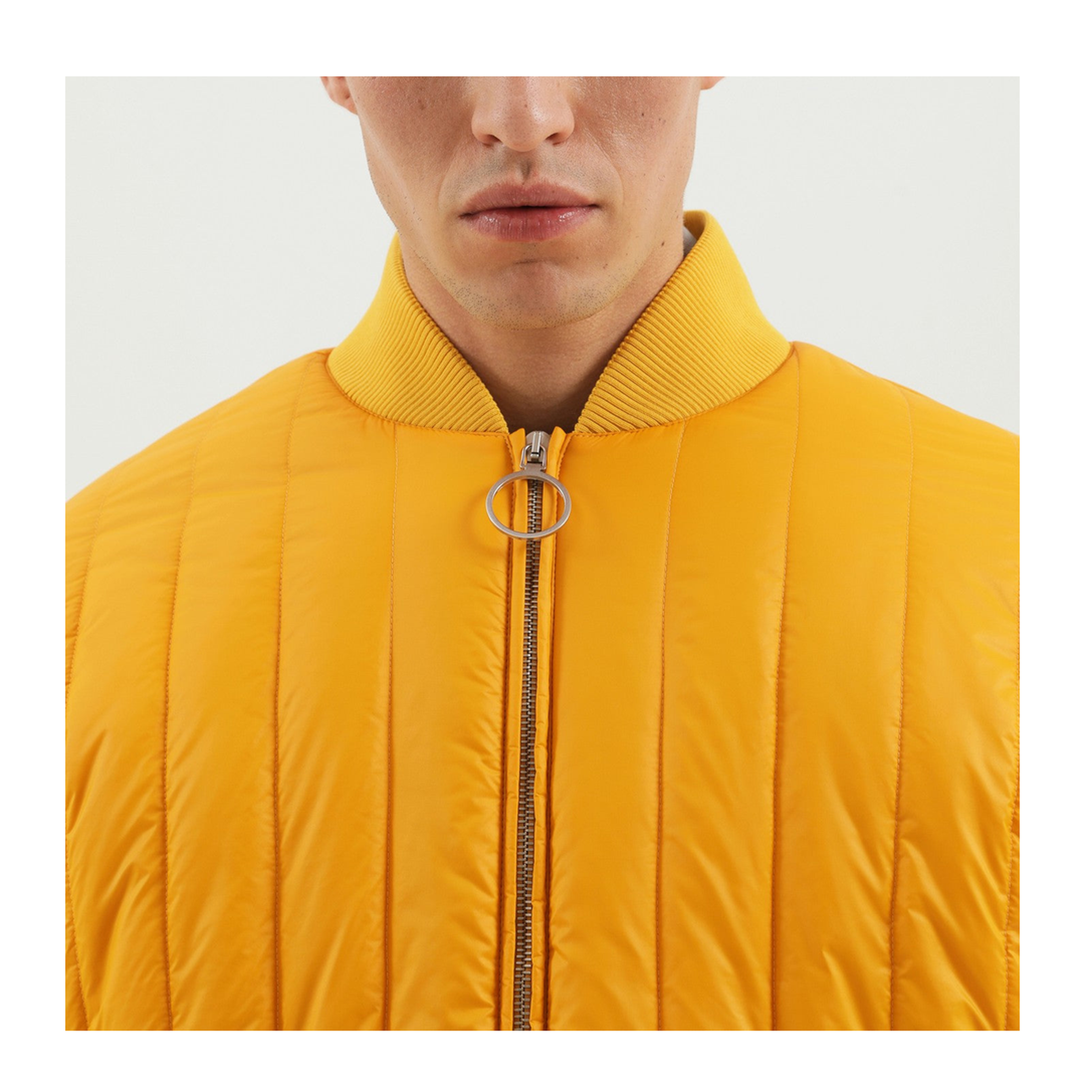 MAYFEYR - 1989 STUDIO - Yellow Quilted Down Jacket - F04MBF003FAB0013000