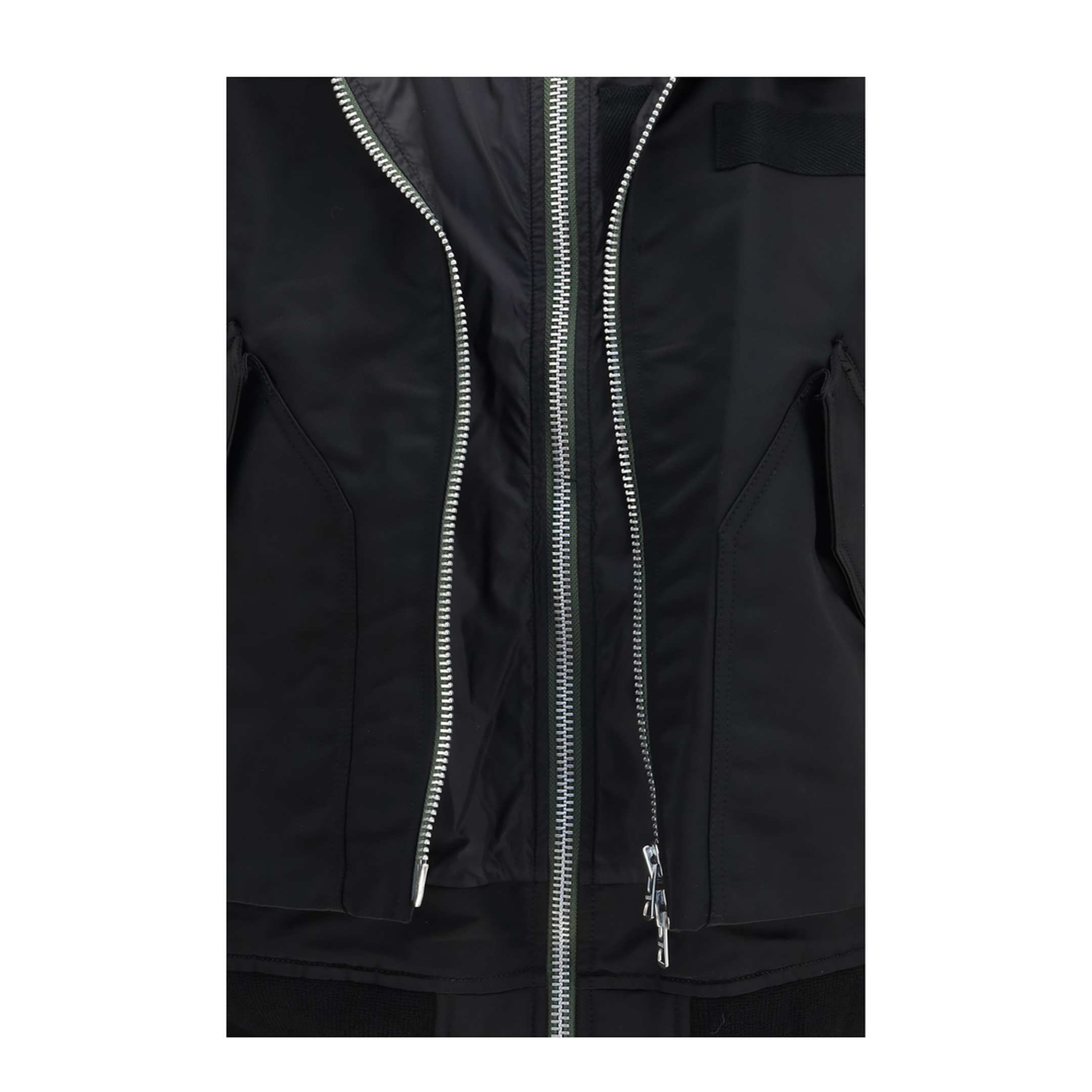 MAYFEYR - Sacai - Cotton Chino And Nylon Twill Double Jacket - 2604039M001