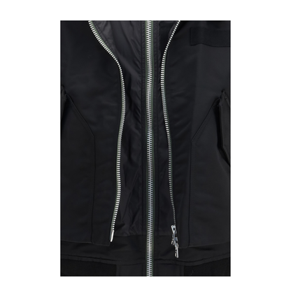 MAYFEYR - Sacai - Cotton Chino And Nylon Twill Double Jacket - 2604039M001