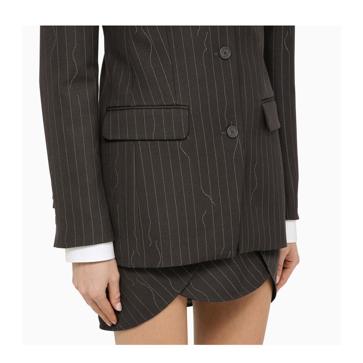 Pinstripe Blazer