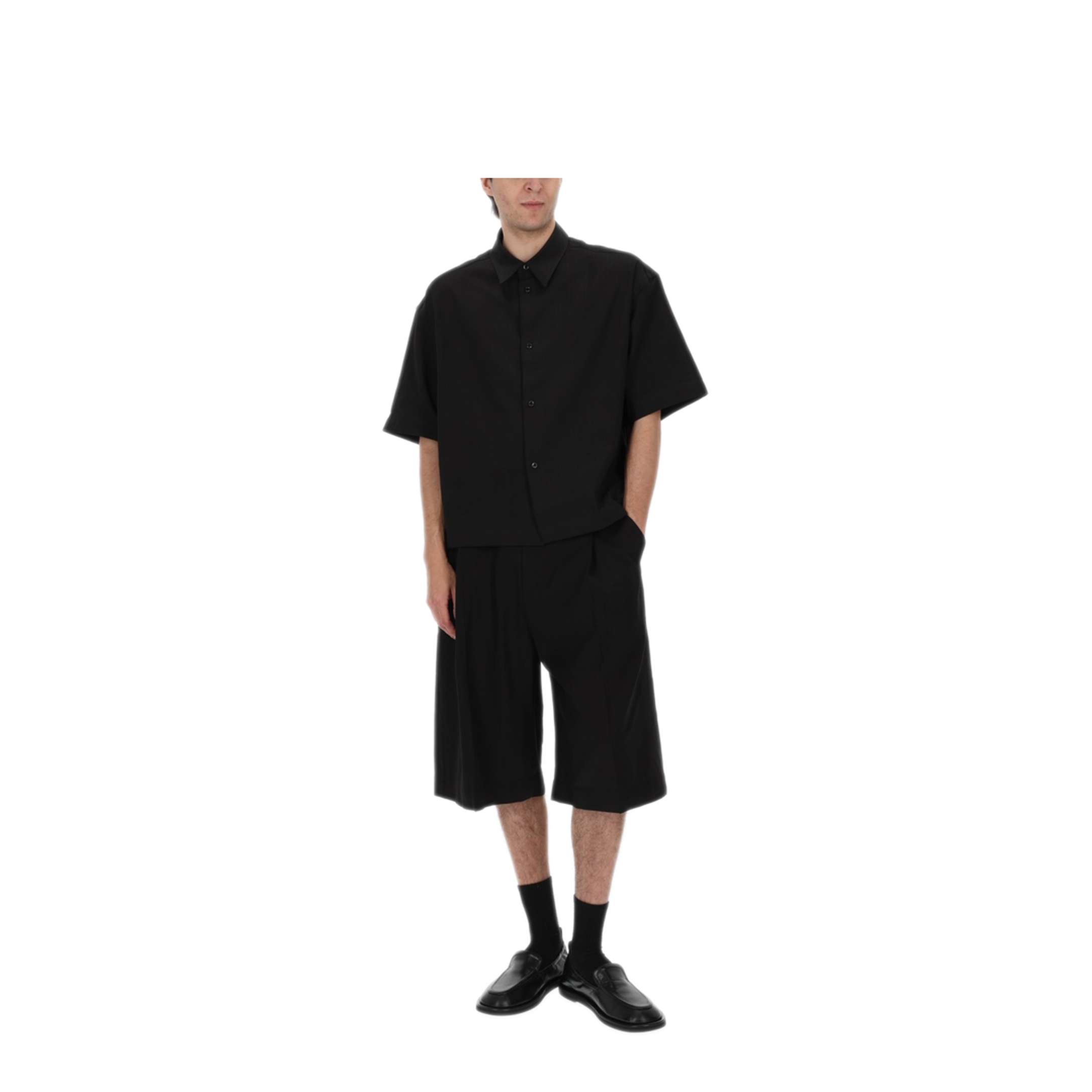 MAYFEYR - Studio Nicholson - Sanko Shirt - SANKOSNM1267BLACK