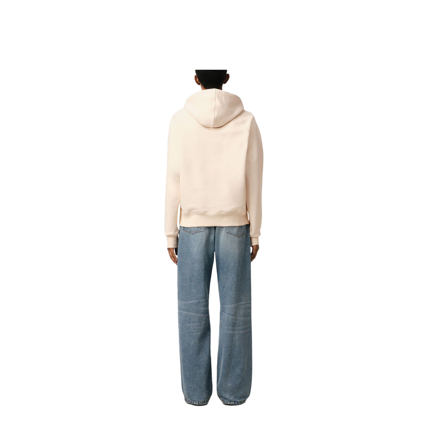 Logo Hooded Sweatshirt In Beige