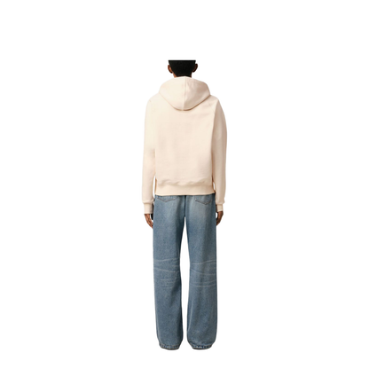 Logo Hooded Sweatshirt In Beige