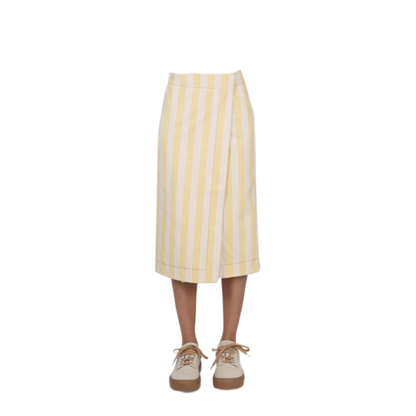 MAYFEYR - SUNNEI - Striped Pattern Skirt - CRTWWSKR006DEN004EYS