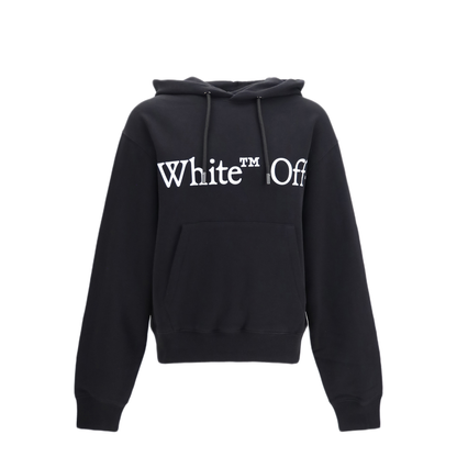 MAYFEYR - Off-White - Bookish Scarf Hoodie - OMBB12NF26FLE00900001