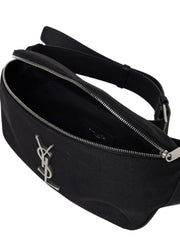 Leather Logo Plaque Belt Bag