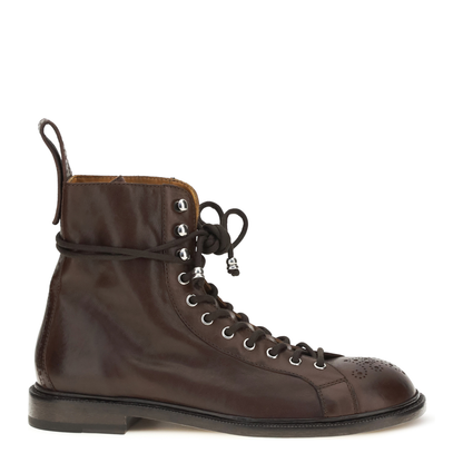 MAYFEYR - Versace - Billy Leather Ankle Boots - 10233271A176561NL2K