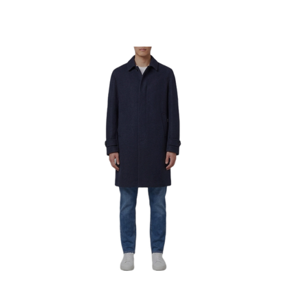 MAYFEYR - Lardini - Dark Blue Single Breasted Coat - CN23223CN65603850NE