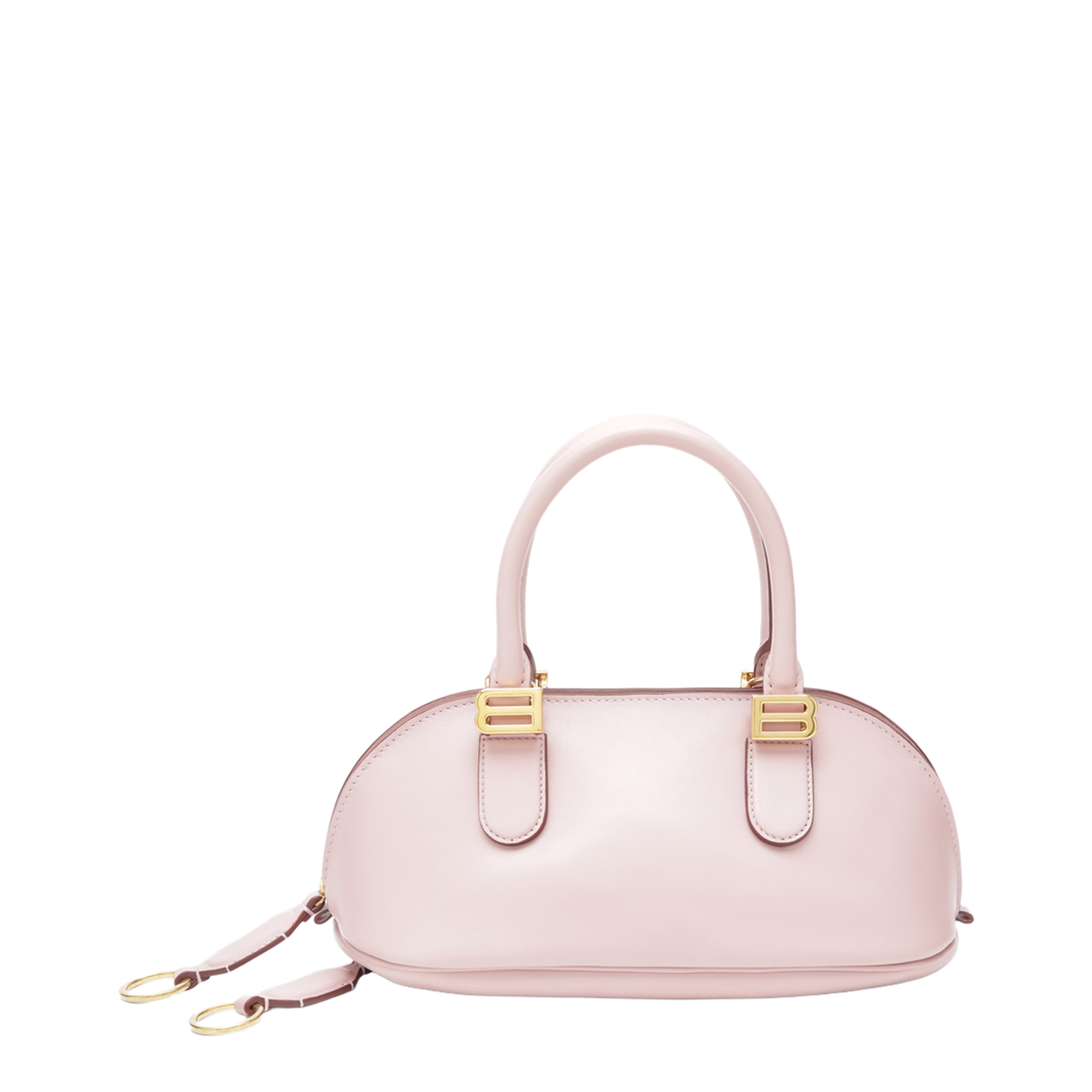 MAYFEYR - Balenciaga - Pink Leather Bolero Mini Bowling Bag - 8685852ACJS5543