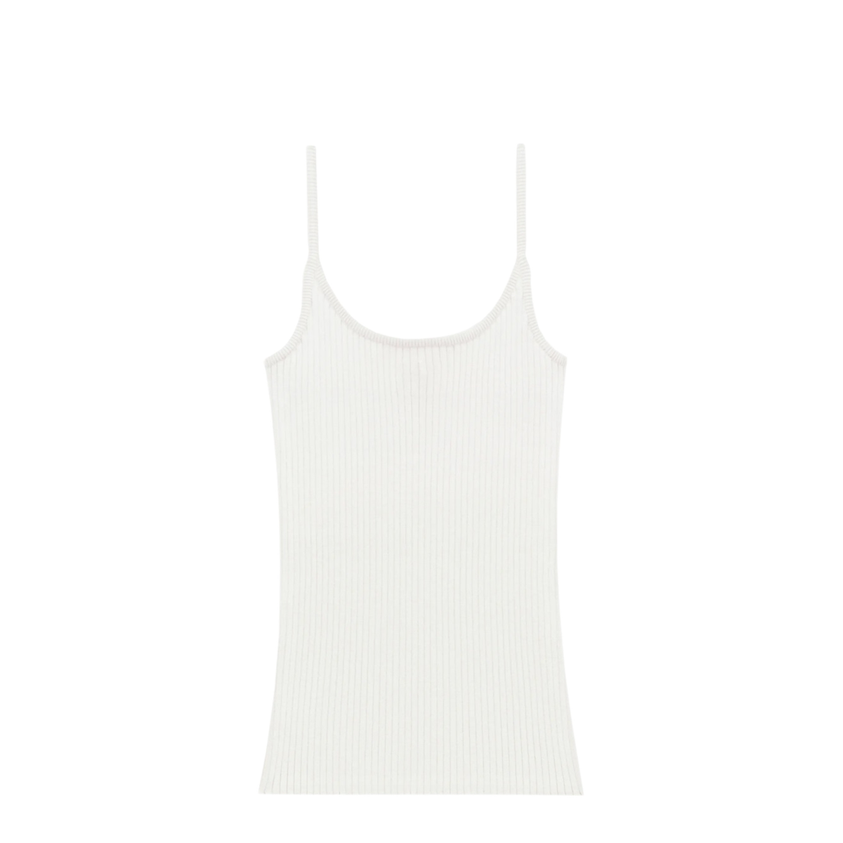 MAYFEYR - Courreges - Reedition Ribbed Knitted Tank Top - PERMDE012FI00010001