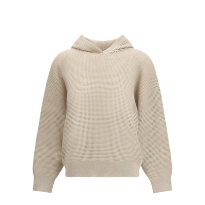 MAYFEYR - Brunello Cucinelli - Sparkling Net Cotton Hooded Sweatshirt - M12205109CFT47
