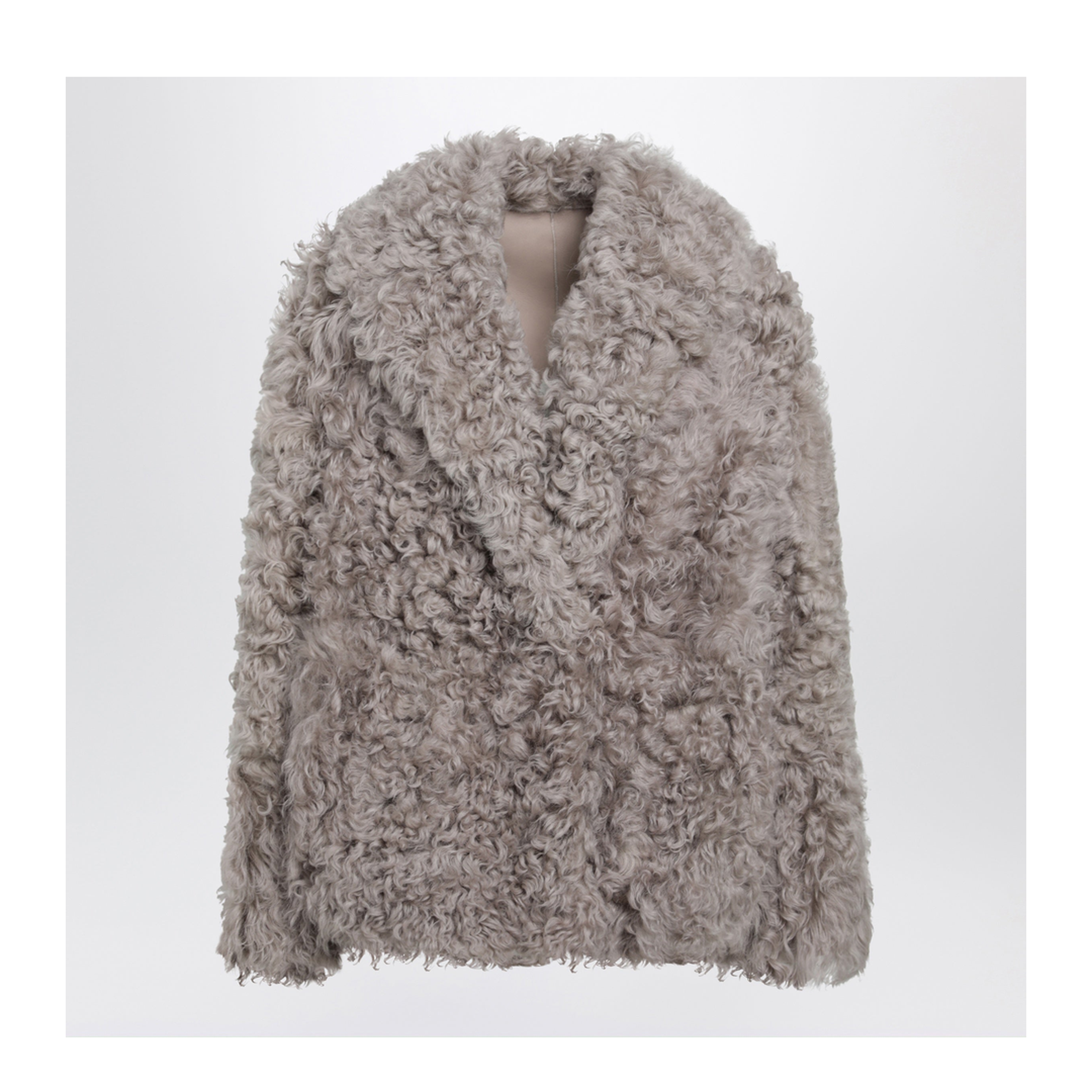MAYFEYR - Blancha - Short Taupe Fur Jacket - 2613330075TO