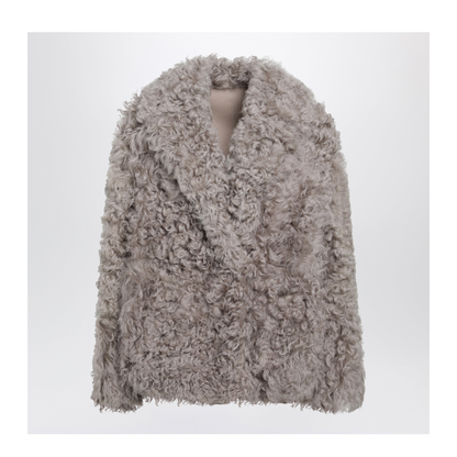 MAYFEYR - Blancha - Short Taupe Fur Jacket - 2613330075TO