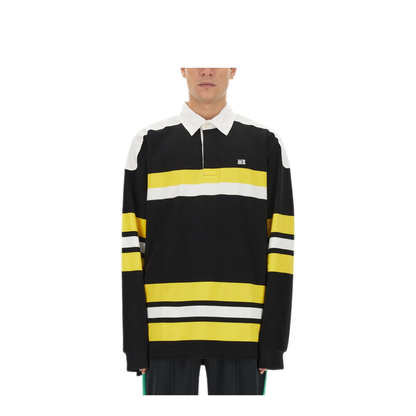 MAYFEYR - Wales Bonner - Polo Shirt With Stripe Pattern - MA23JE06JE061900