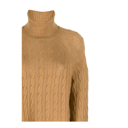 Braided Turtleneck Sweater