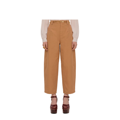 MAYFEYR - Chloè - Barrel-Leg Pants In Cotton Canvas - CH26APA19041266