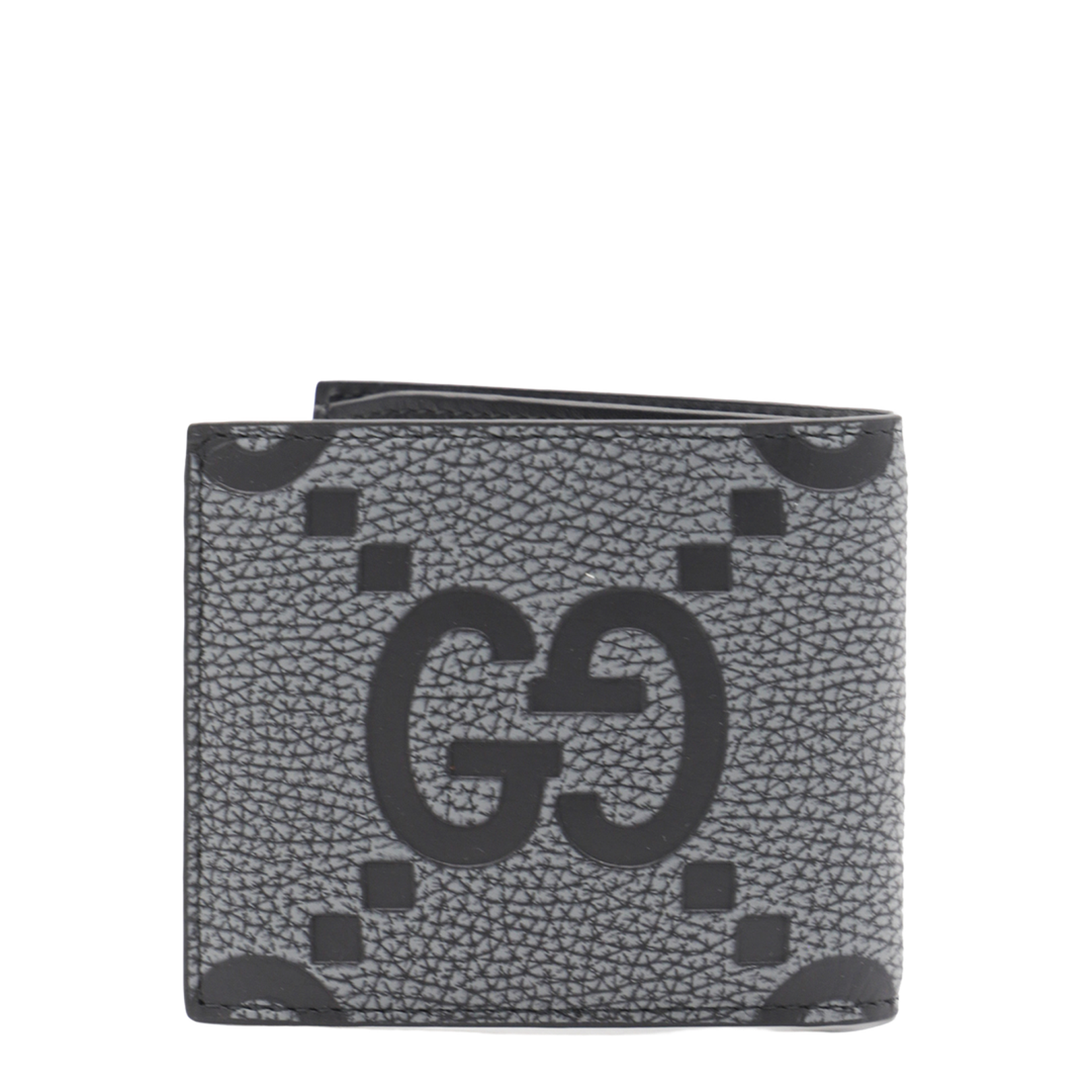 Maxi Leather GG Bi-Fold Wallet - Black