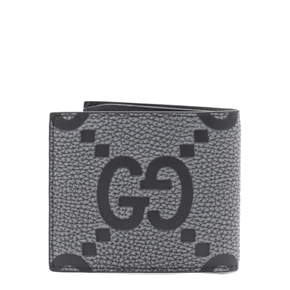 Maxi Leather GG Bi-Fold Wallet - Black