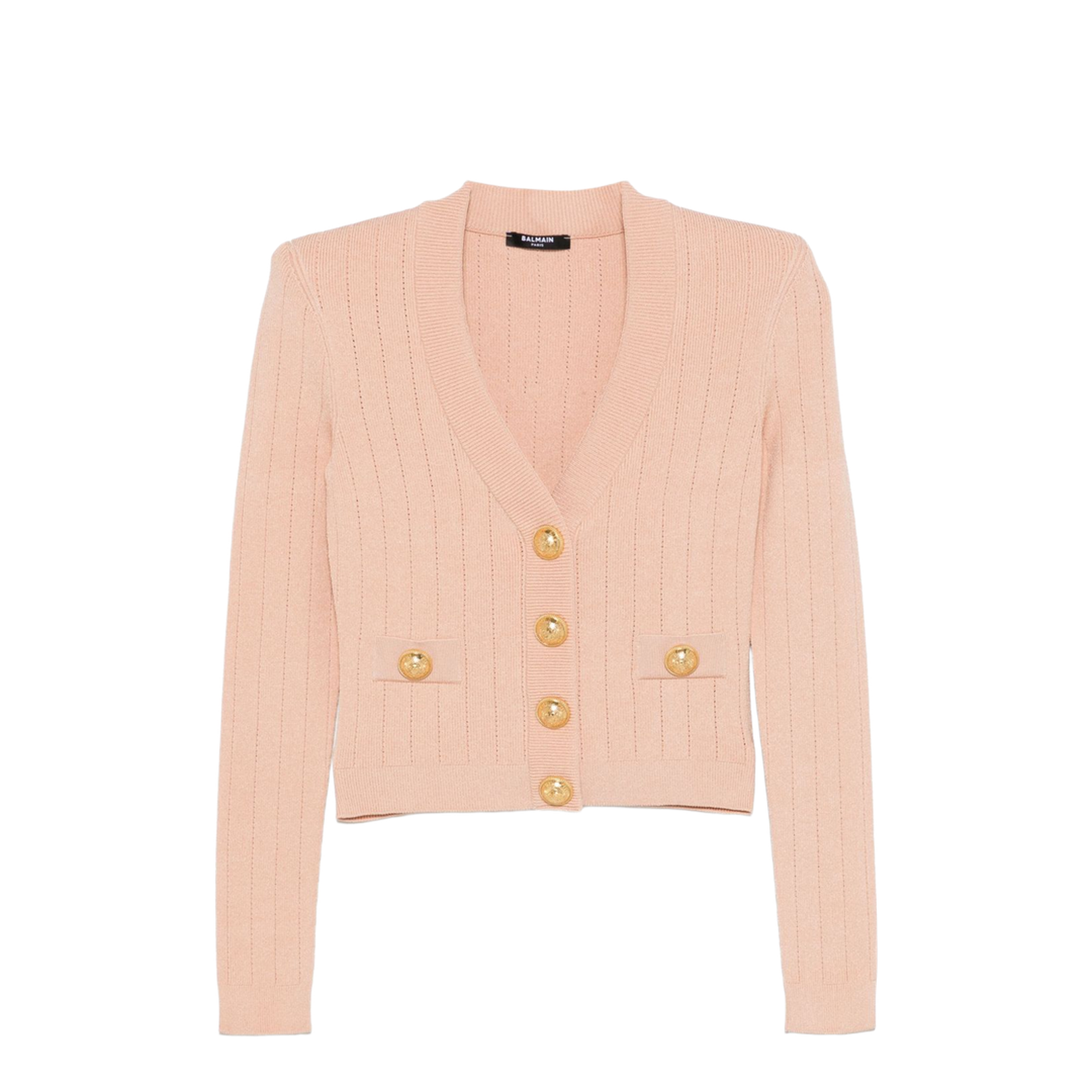Buttoned V-Necked Cardigan