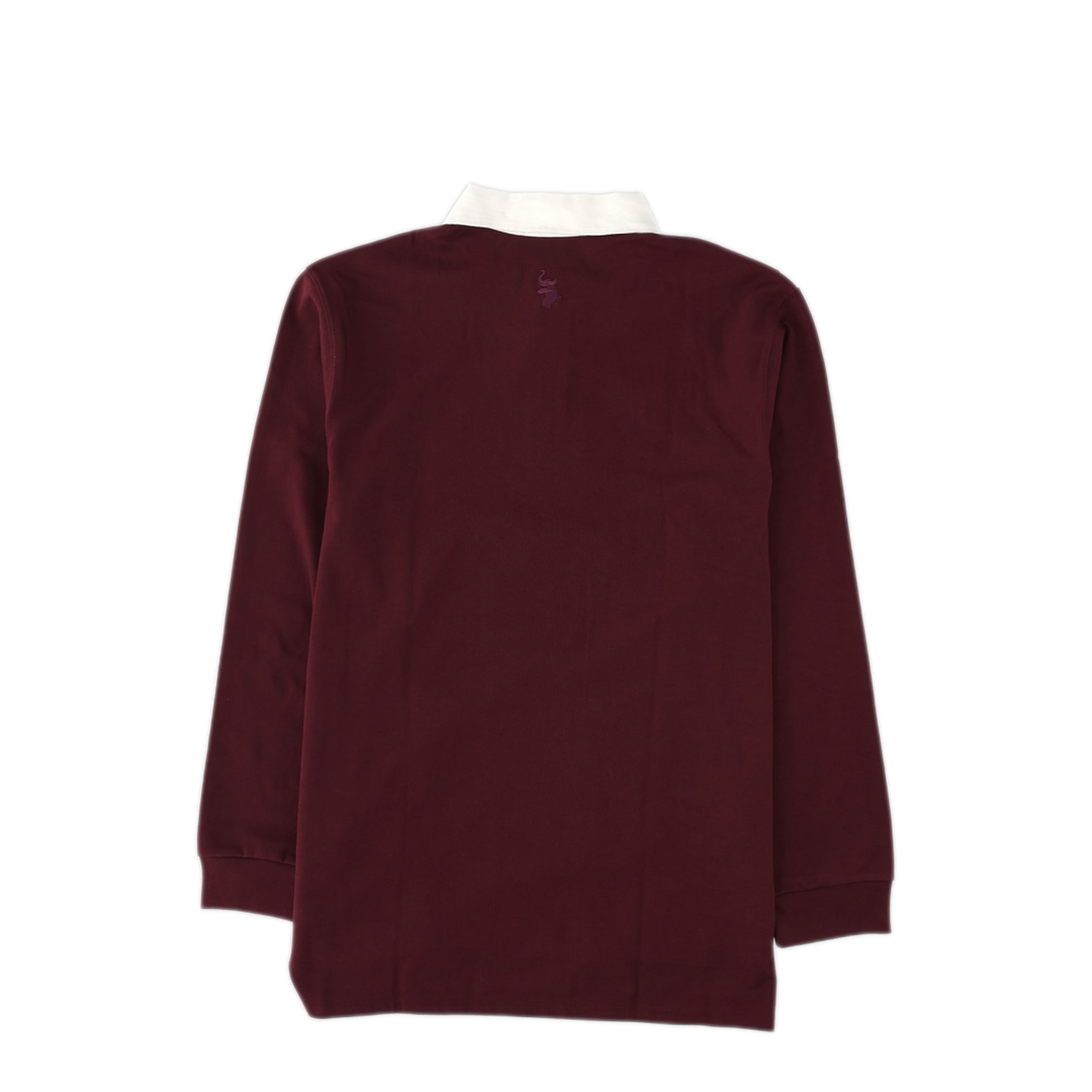 MAYFEYR - Wales Bonner - Cotton Polo Shirt Bordeaux - MA26JE20JE02352