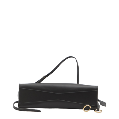 Le Click East West Medium Calfskin Shoulder Bag - Noir