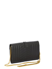 Envelope Quilted Crossbody Bag Gold Hardware (1880589)