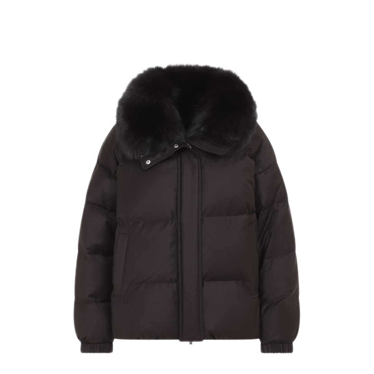 MAYFEYR - Yves Salomon - Americano Brown Down Jacket - 25WYV09066WO2WA2300