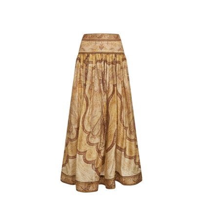 Women Skirt Mustard
