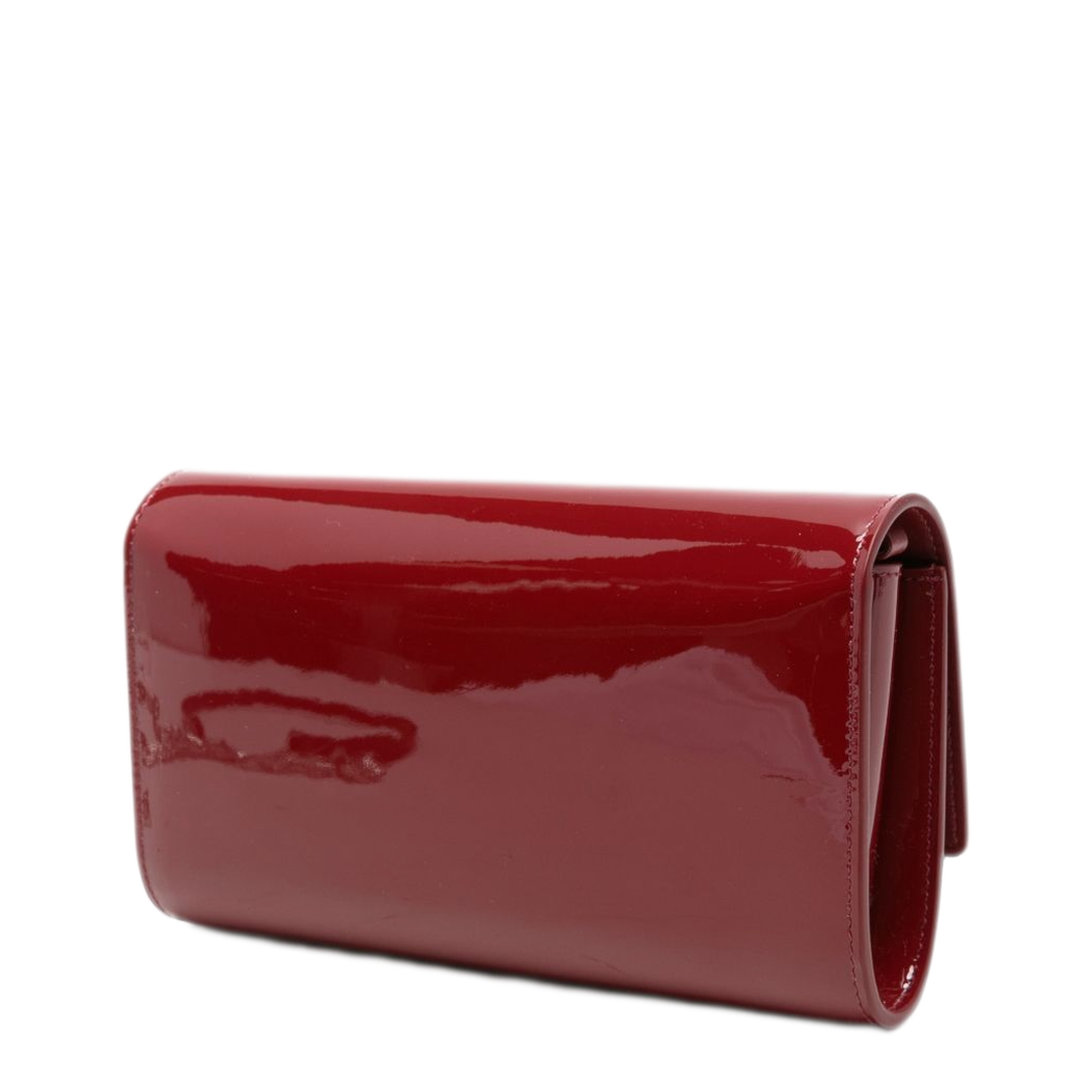 MAYFEYR - Christian Louboutin - Red Leather Foldover Bag - 3265344R947