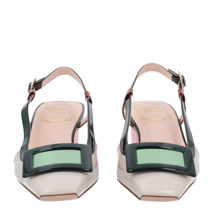 Slingback Pumps in Patent Leather