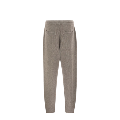 MAYFEYR - Brunello Cucinelli - Cashmere Rib Knit Joggers With Drawstring - M22704849GC9756