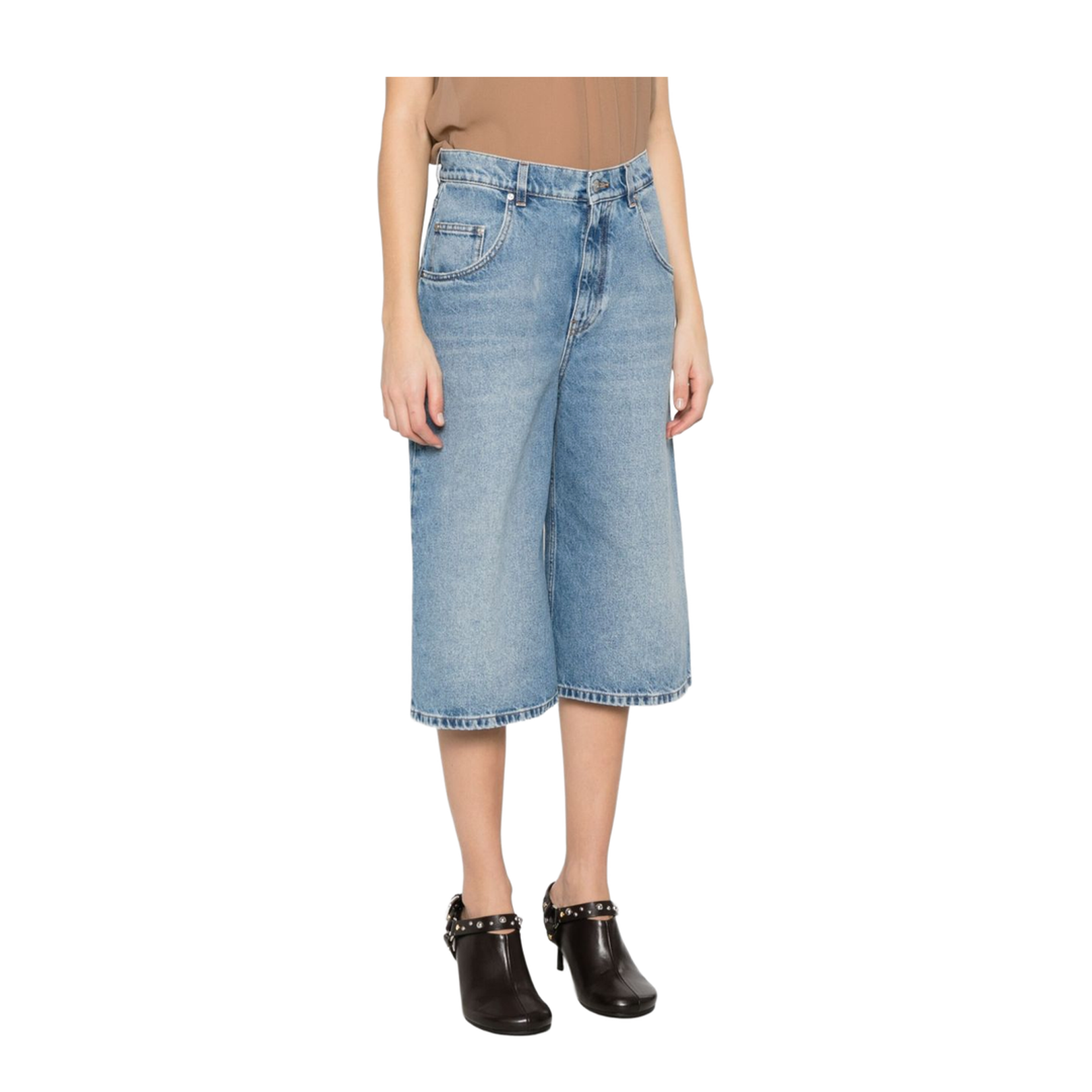Stella McCartney Shorts Clear Blue