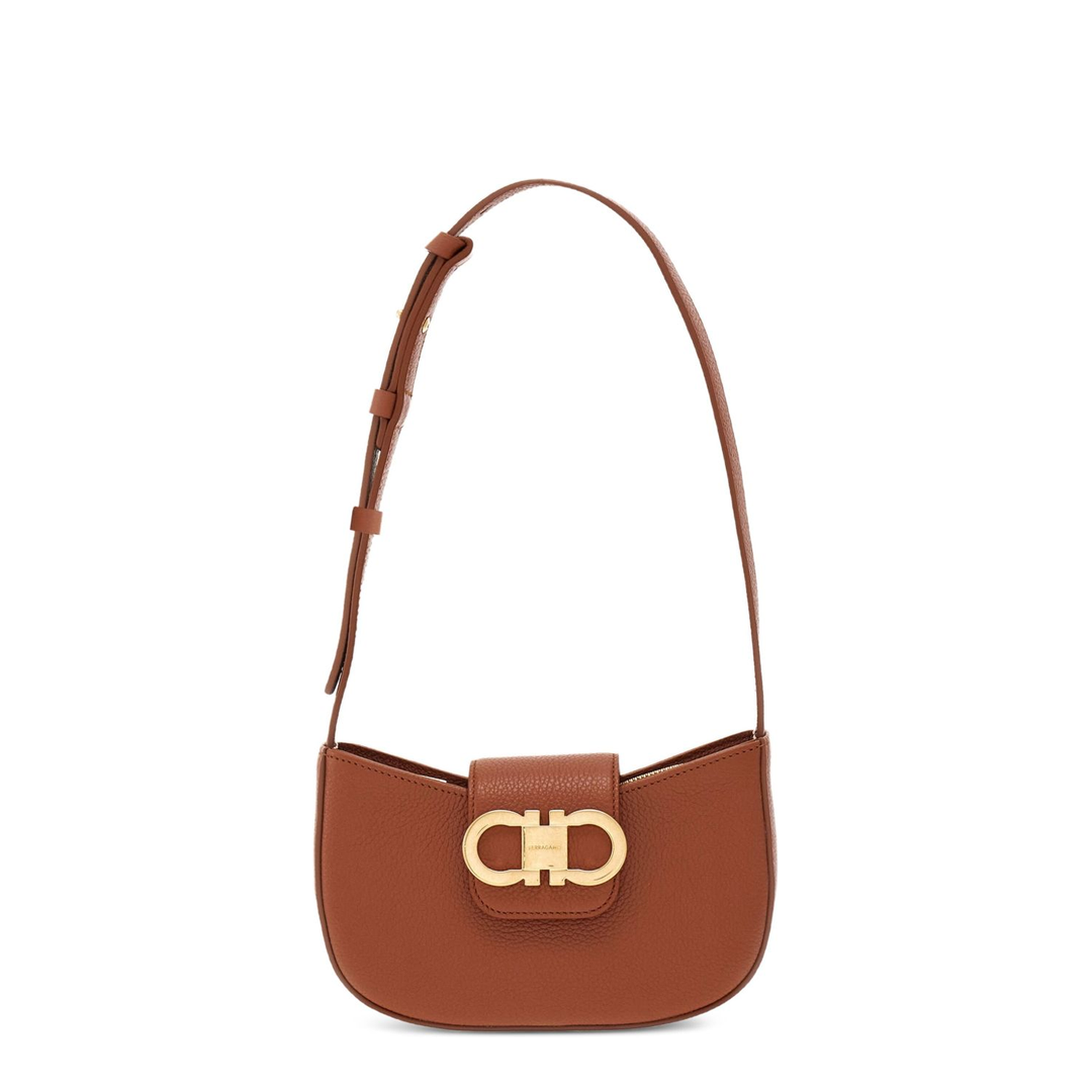 Minibag Double Gancino Small Leather Goods in White