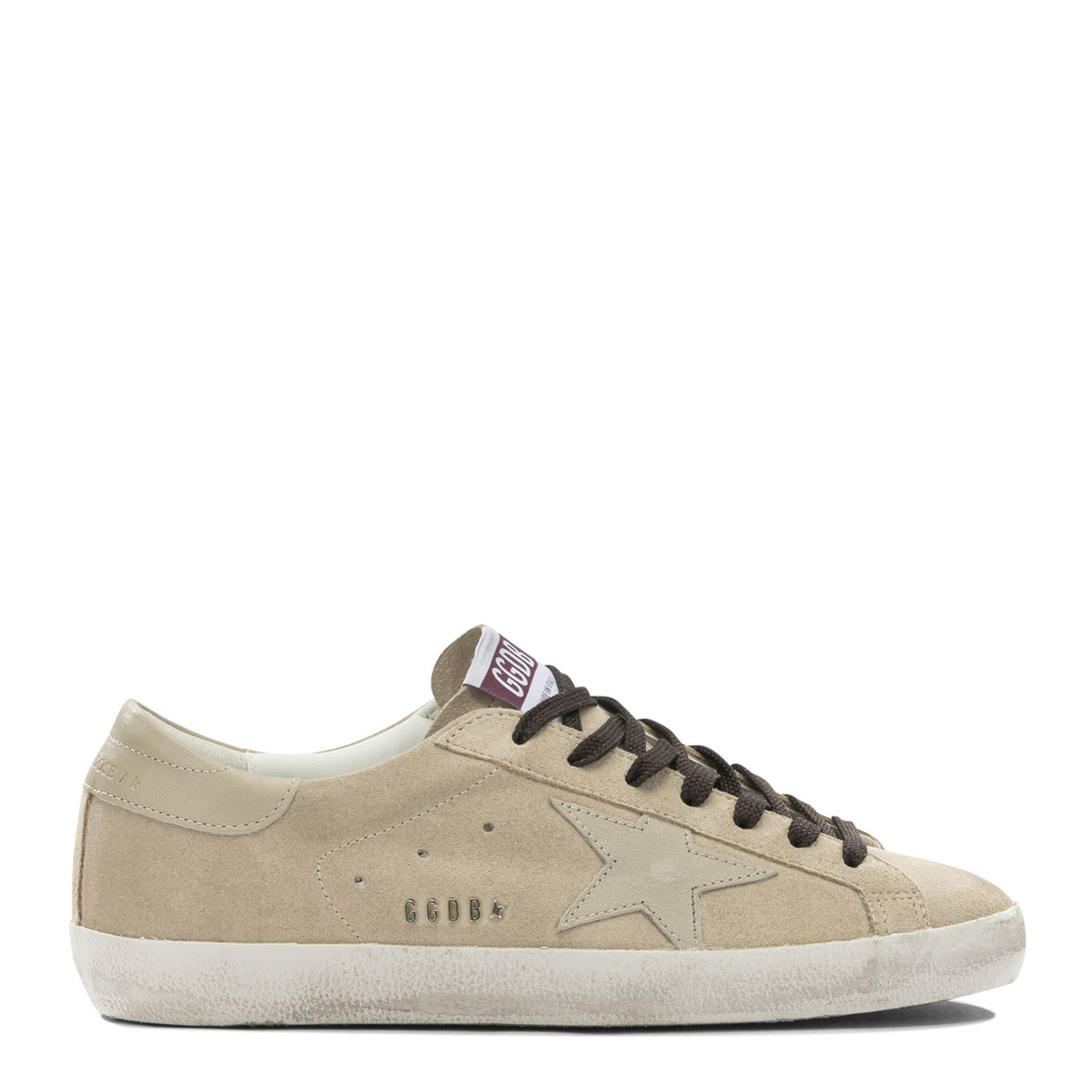 Super Star Suede Upper Nappa Star and Heel with Metal Lettering