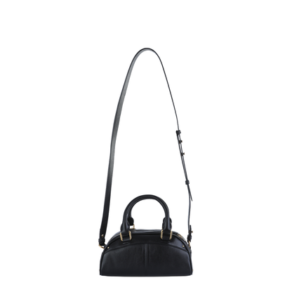 Small Chloé Bowling Bag in Soft Leather - Black