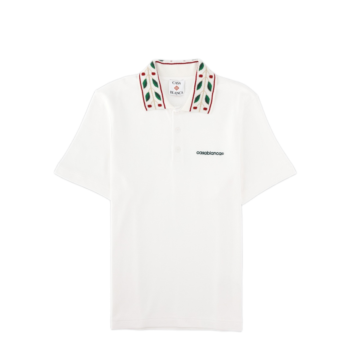 MAYFEYR - Casablanca - Polo Laurel - MPF26JTP49901BRIGHTWHITE