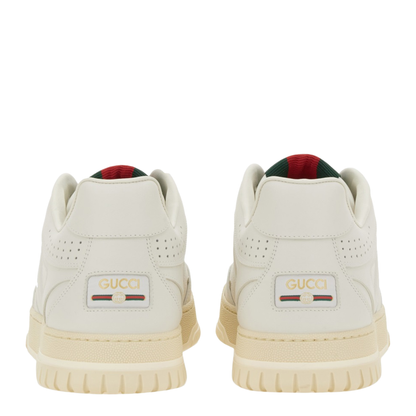 Re-Web Trainer in White Leather
