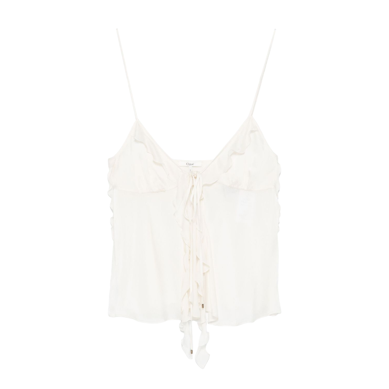 Chloè White Silk Blouse