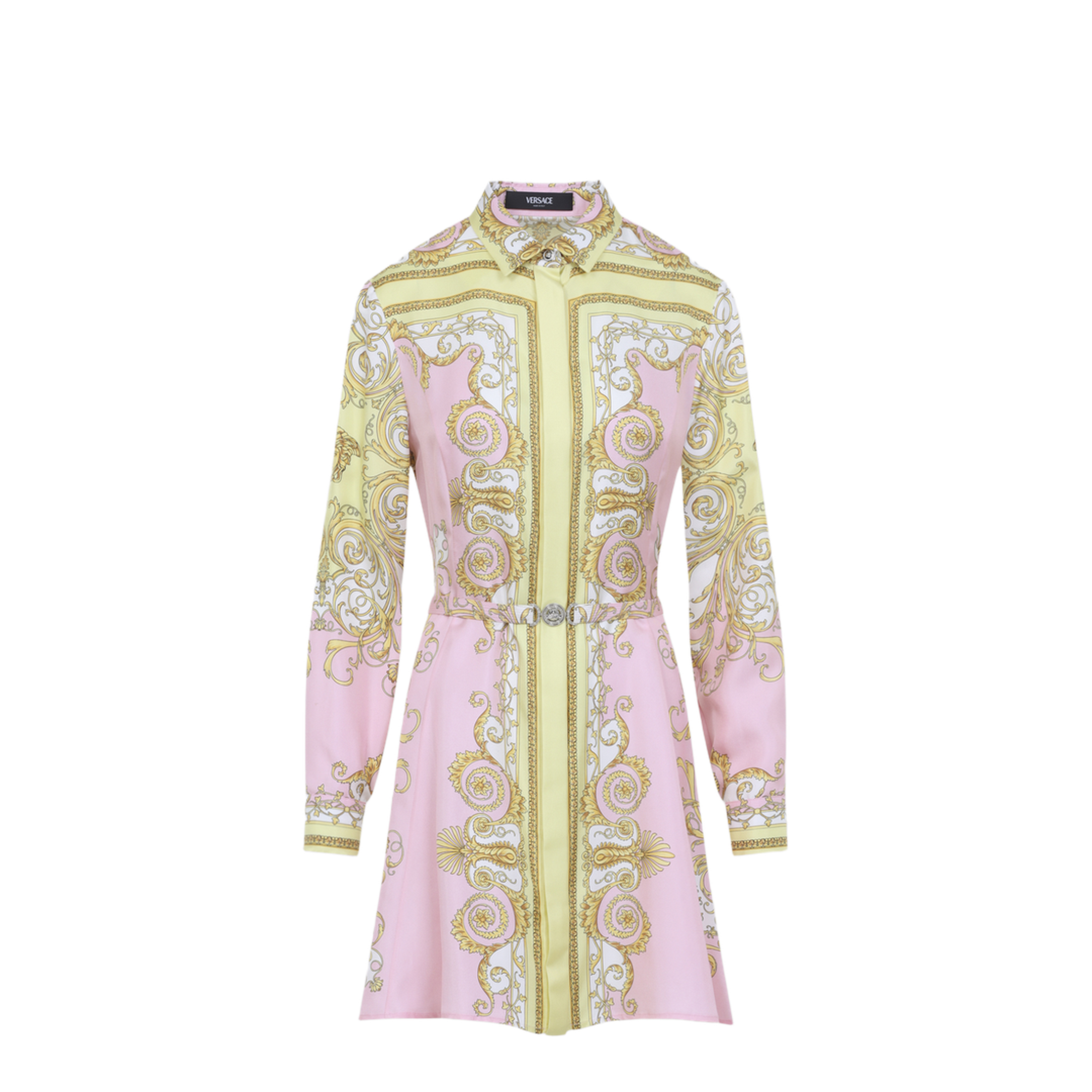 Printed Twill Shirt Dress