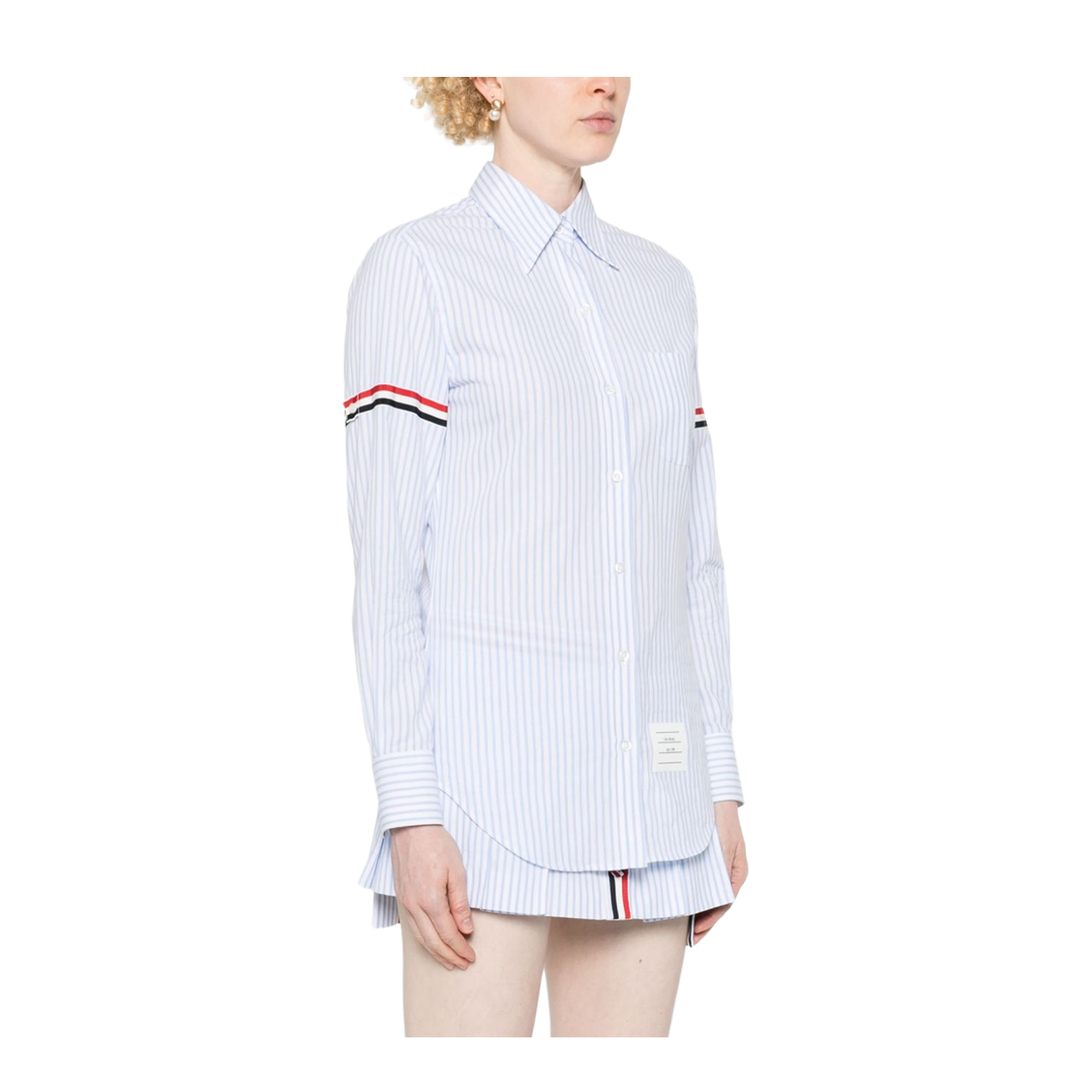 Clear Blue Button-Down Shirt
