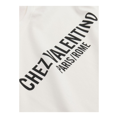 Chez Valentino-Print T-shirt