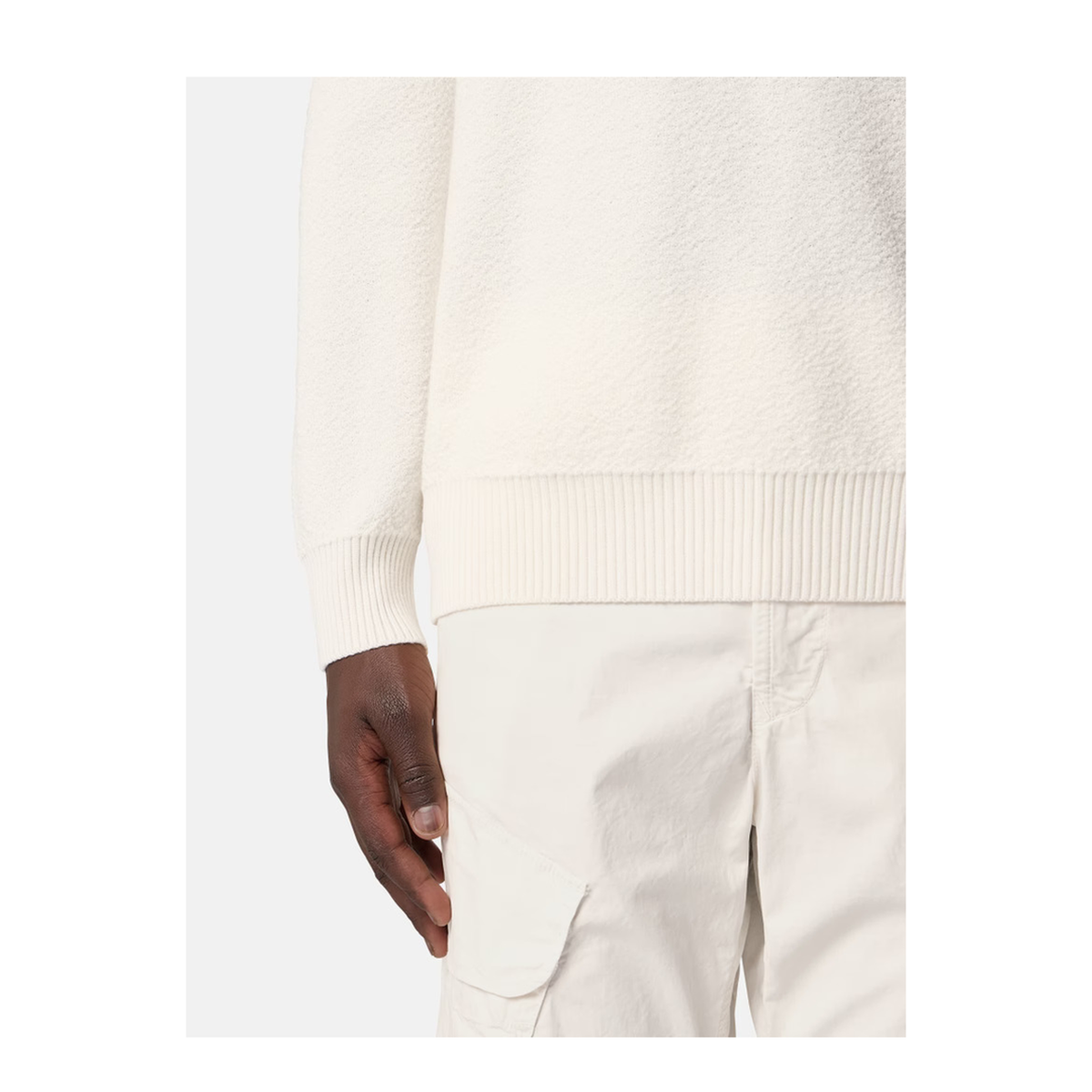 Crew Neck Ivory Sweater
