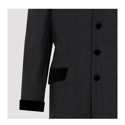 MAYFEYR - Maison Margiela - Charcoal Gray Wool Long Jacket - S67BN0038S53234855M