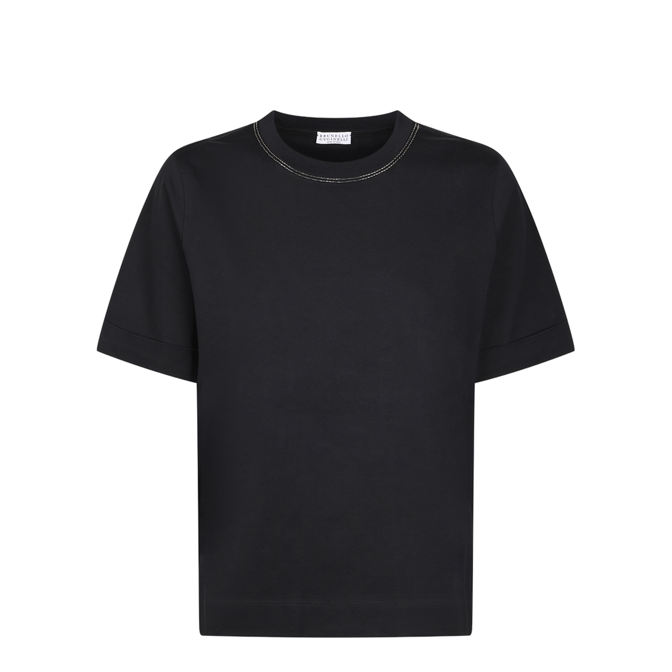 Crew-Neck T-Shirt - Black