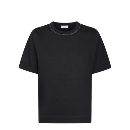 Crew-Neck T-Shirt - Black