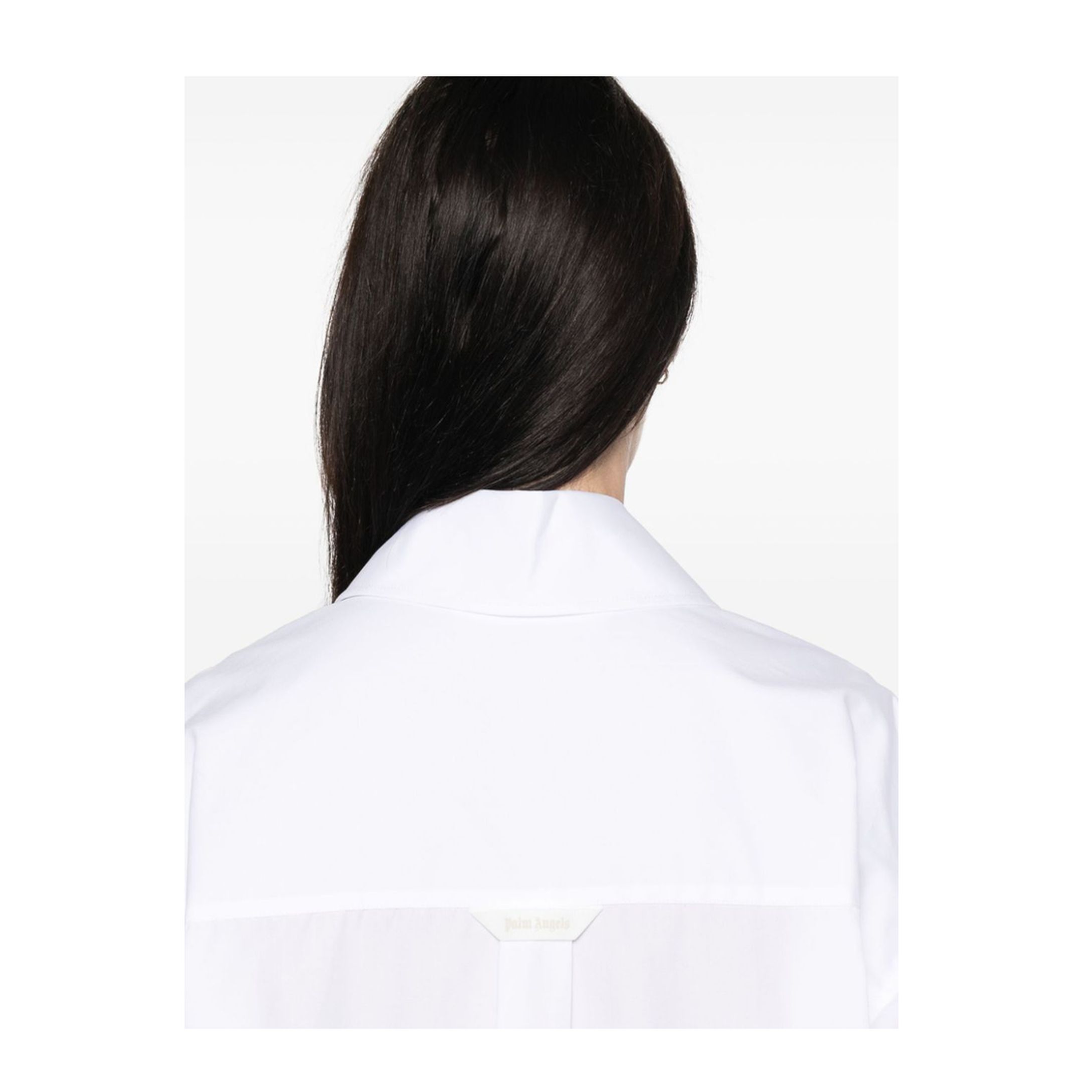 MAYFEYR - Palm Angels - Monogram-Embroidered Loose Shirt - PWGE004F24FAB0010103
