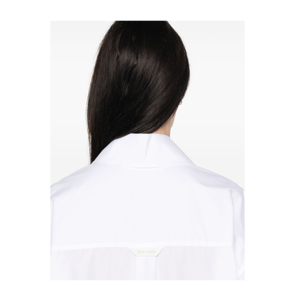 MAYFEYR - Palm Angels - Monogram-Embroidered Loose Shirt - PWGE004F24FAB0010103