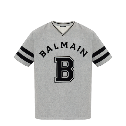 Sport V-neck T-shirt Grey