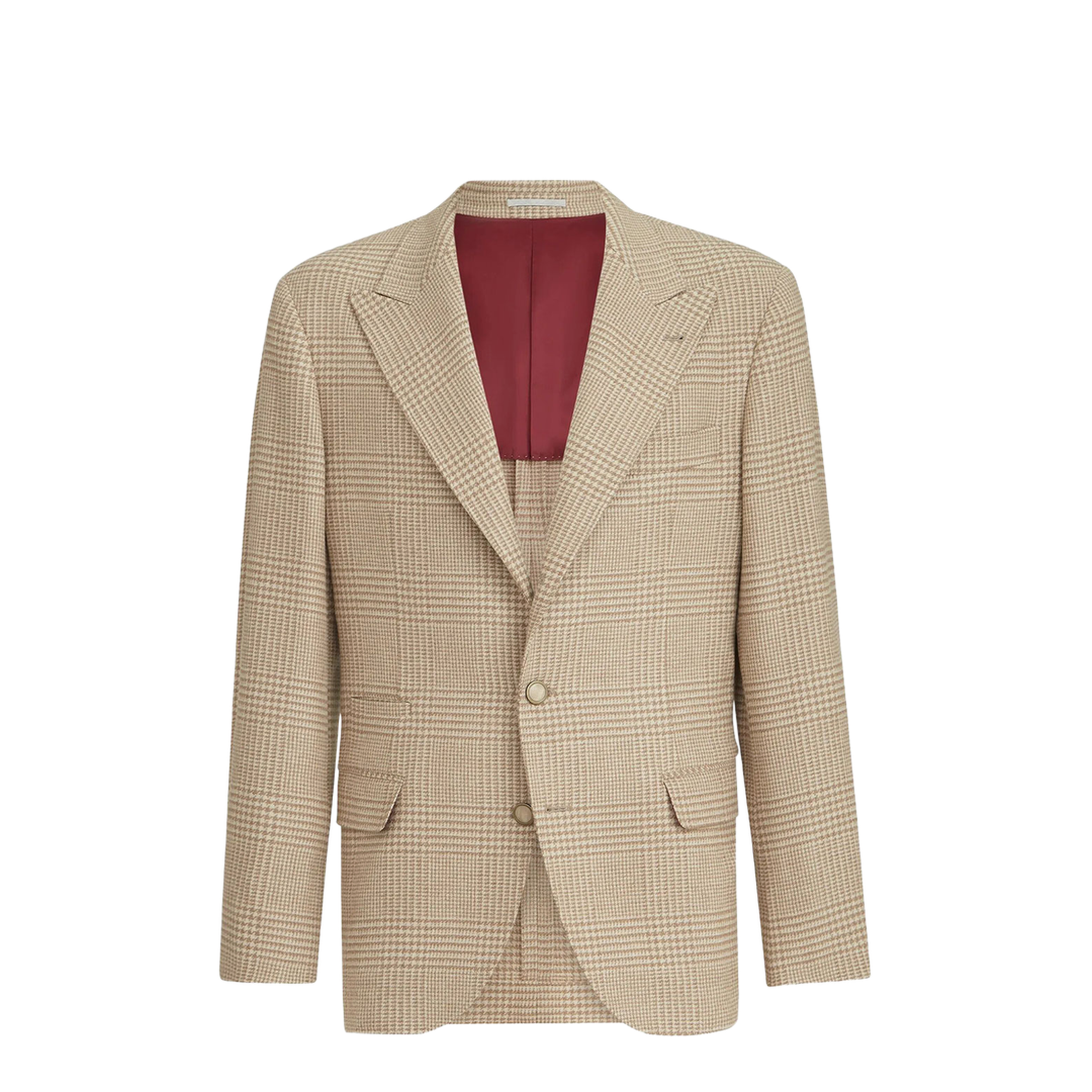 MAYFEYR - Brunello Cucinelli - Cashmere Blend Checked Single-Breasted Blazer - MV4437BFDH
