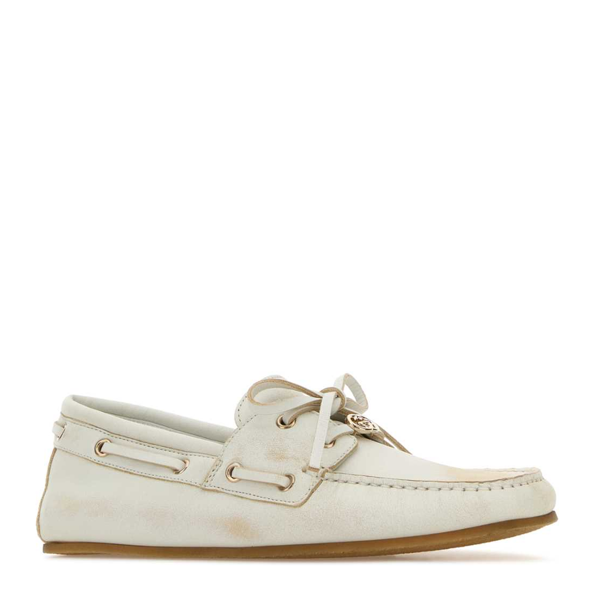 MAYFEYR - Gucci - Leather Upper And Rubber Sole Moccasin - 854817AAFZ49000